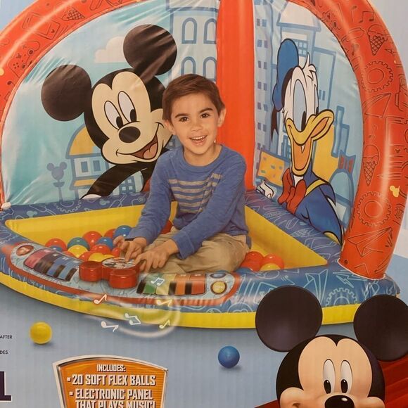 Mickey Mouse Kids Ball Pit with 50 Balls and Music Feature    - Picture 9 of 9